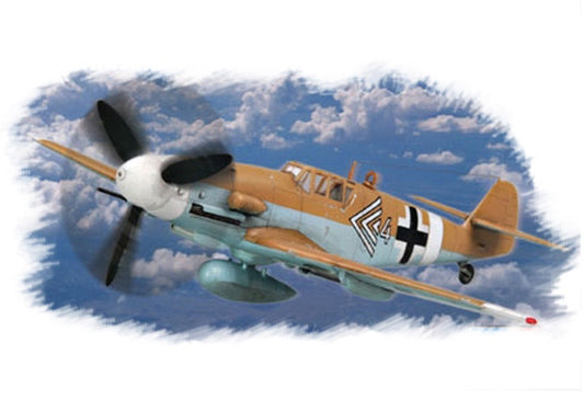 Bf109 G-2 TROP 1/72 #80224 by Hobby Boss