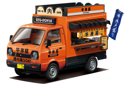 Gyuudon Yatai 1/24 Model Truck Kit #06408 by Aoshima