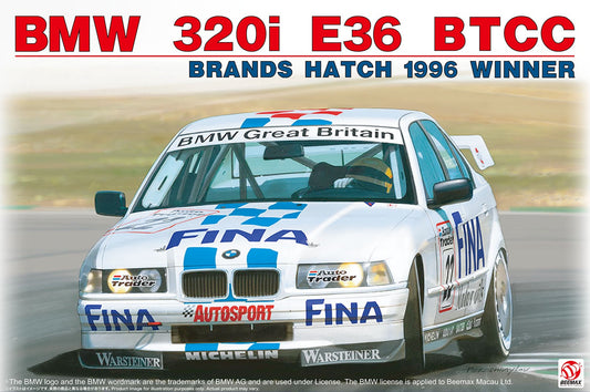 BMW 320i E36 BTCC Brands Hatch 1996 Winner 1/24 #BX24045 by Platz