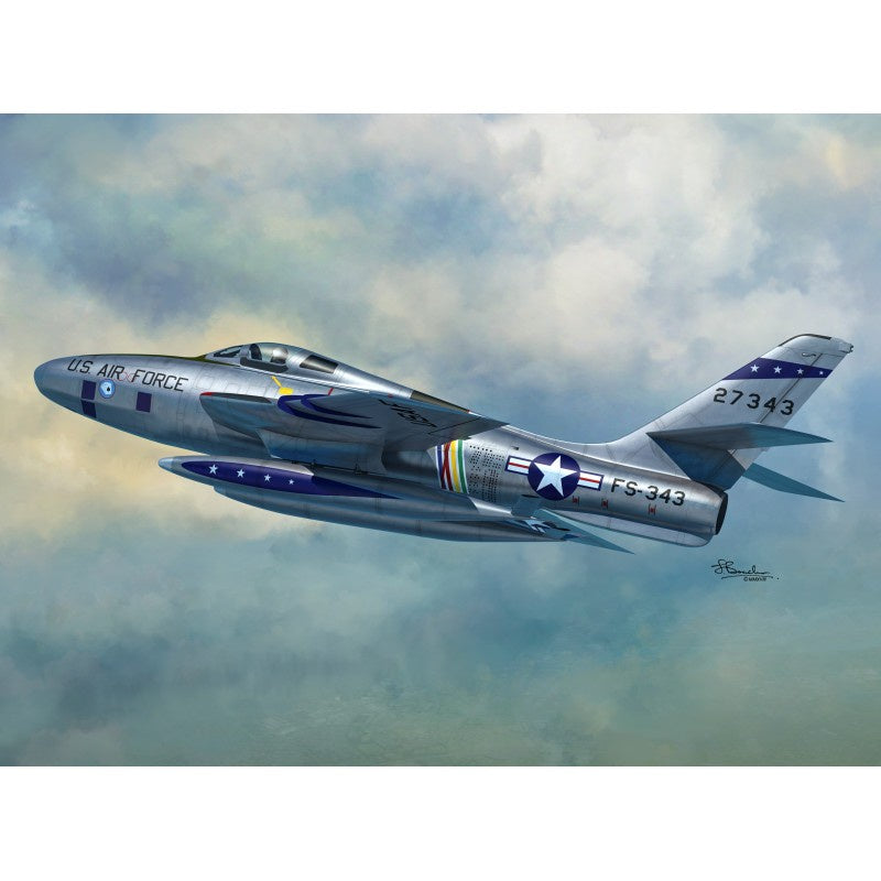 RF-84F Thunderflash (USAF, BAF, RNAF, IAF), Aircraft 1/72 #72116 by Sword