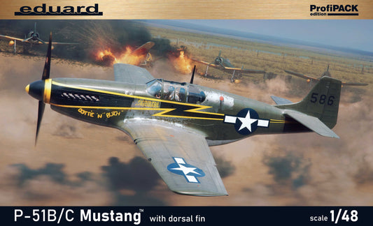 P-51B/C Mustang w/ dorsal fin Profipack Edition 1/48 #82108 by Eduard