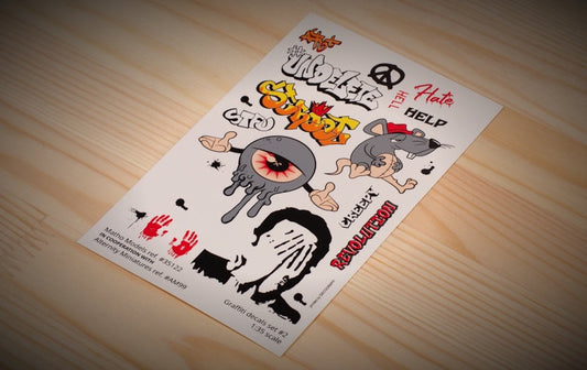 Graffiti Decals - Assorted by Matho Models