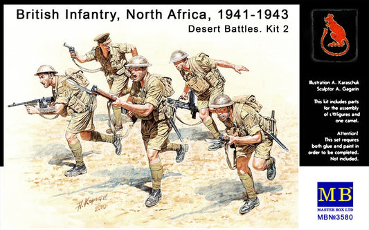 WW II British Infantry N. Africa 1/35 by Master Box