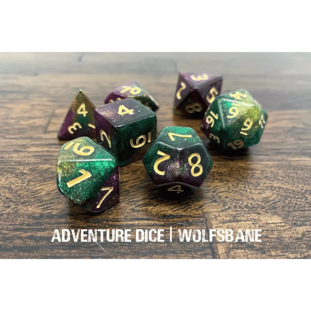 Adventure Dice 7-Die Set - Assorted $16.99