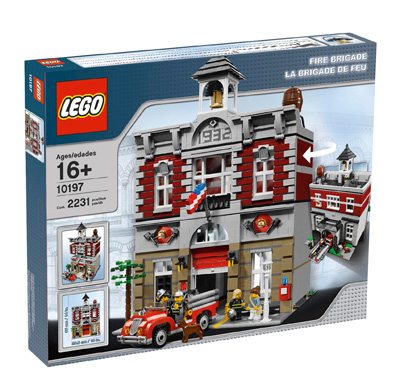 Lego Expert:  Modular Fire Brigade 10197 (Some box crushing))