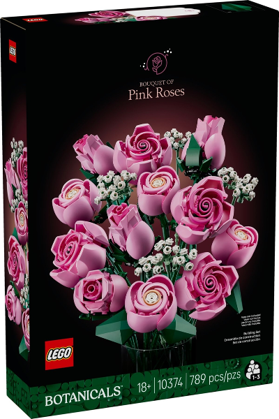 Lego Expert: Botanticals Bouquet of Pink Roses 10374