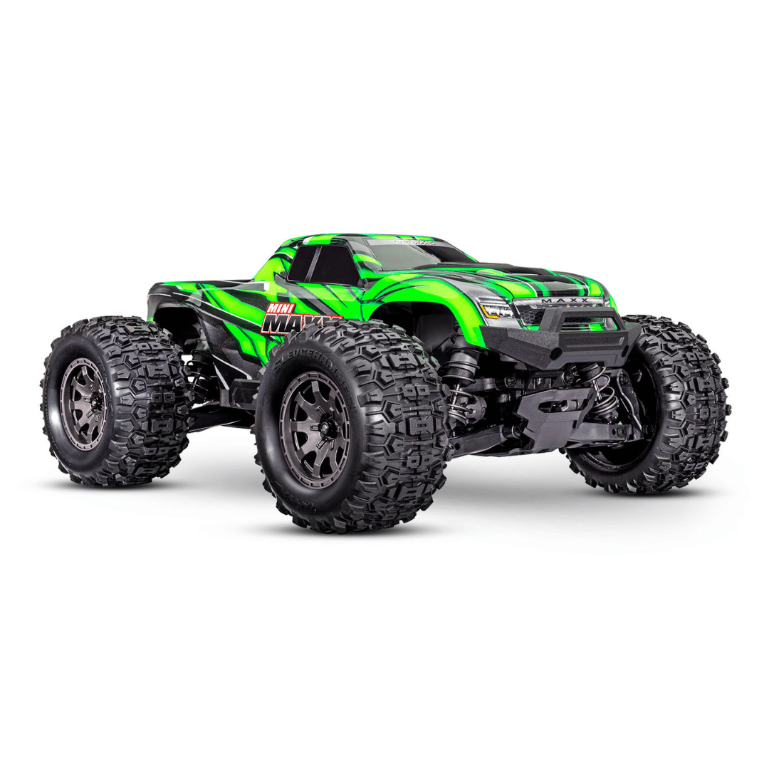 Traxxas Mini Maxx Brushless 1/16 4WD RTR Monster Truck w/TQ™ 2.4Ghz Radio, Battery - Assorted Colours TRA107154-1