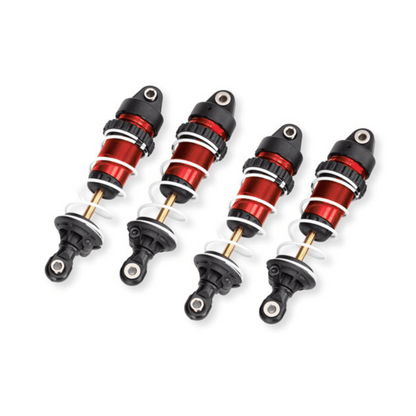 Traxxas Shocks, GTR Long PTFE-Coated Bodies With Tin Shafts (Assembled With Springs) (4) - Assorted Colours TRA10765