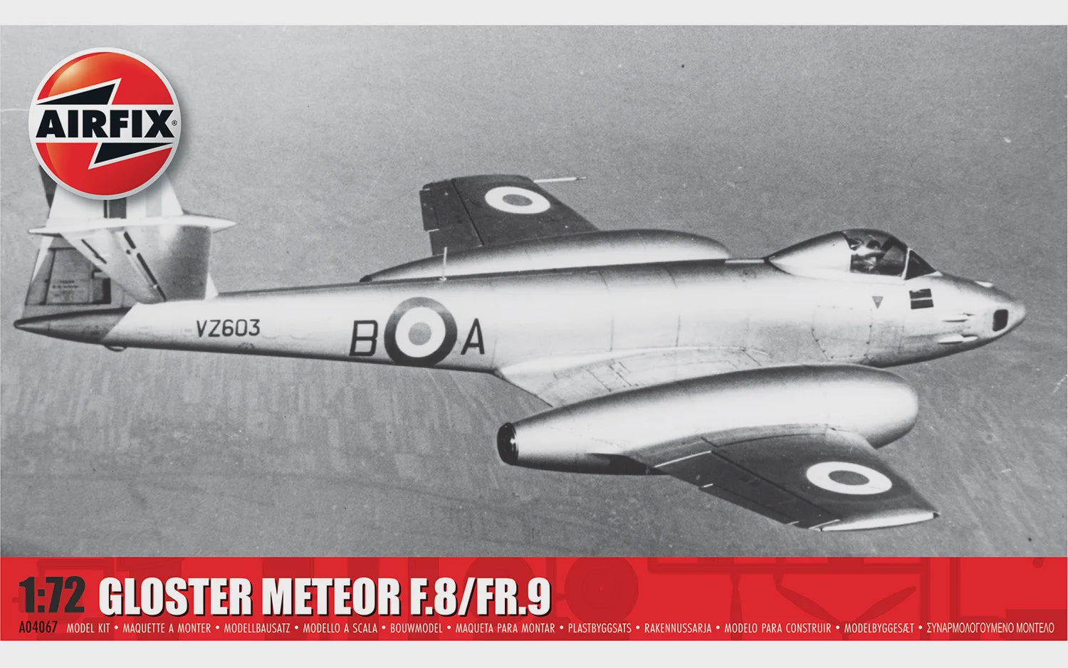 Gloster Meteor F.8/FR.9 1/72 #04067 by Airfix