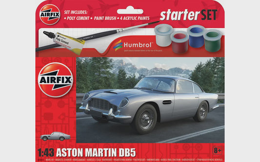 Aston Martin DB5 Starter Set 1/43 Model Car Kit #55011 by Airfix
