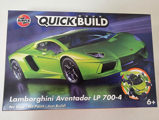 Lambourgini Aventador LP 700-4 Green Quick Build #J6027 by Airfix