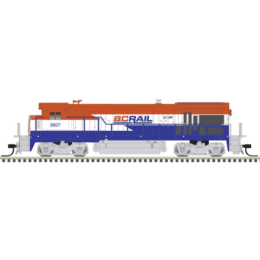 Atlas Locomotive BC Rail 2/ Ditch Lights 3613 R/W/B Gold (N)