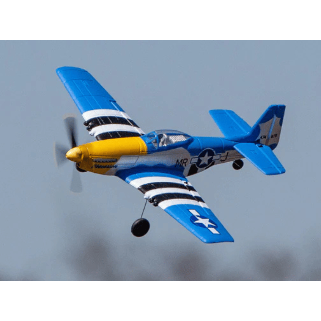 RageRC P-51D Mustang Obsession Micro Warbirds RTF Electric Airplane (400mm) - RGRA1300V2