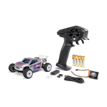 Losi Micro-T 1/28 RTR 2WD Stadium Truck (White) w/2.4GHz Radio, Battery & Charger - Assorted Colours LOS-1392