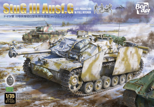 Stug III Ausf.G Late Full Interior 1/35 #BT-020 by Border