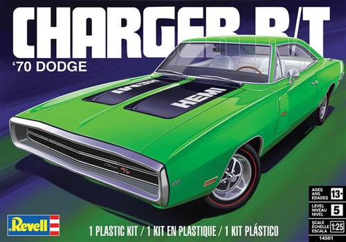 1970 Dodge Charger R/T 1/25 Model Car Kit #4561 by Revell