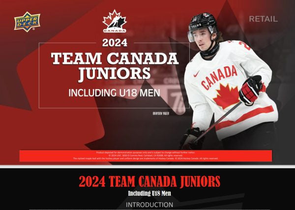 Upper Deck Team Canada Juniors Hockey Blaster Box 2024