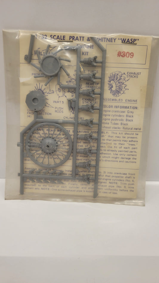 (Pre Owned)  Pratt & Whitney Wasp Engine 1/32 #309