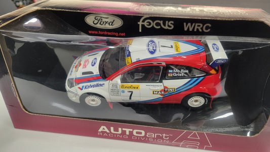 (Pre Owned) AutoArt Ford Focus WRC #7 Colin McRae 1999 1:18 89911