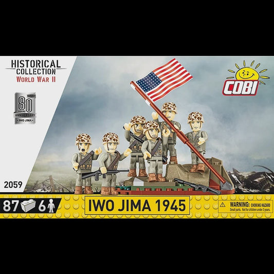 Cobi Historical Collection WWII: 2059 Iwo Jima 1945 87 PCS