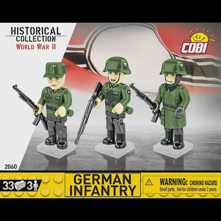 Cobi Historical Collection WWII: 2060 German Infantry 33 PCS