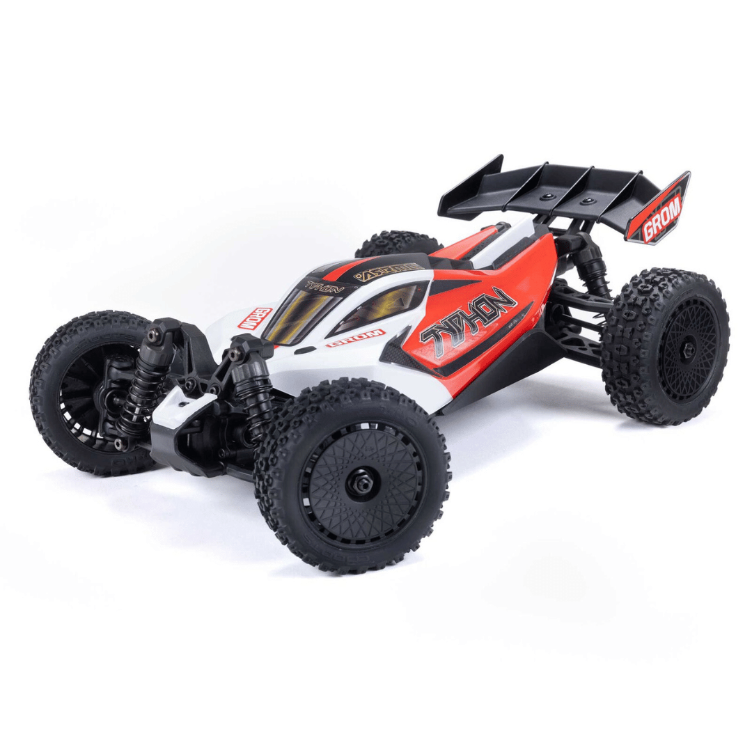 Arrma Typhon Grom MEGA 4WD 380 Brushed 1/18 Buggy RTR w/SLT2 2.4GHz Radio, Battery & Charger - Assorted Colours ARA2106