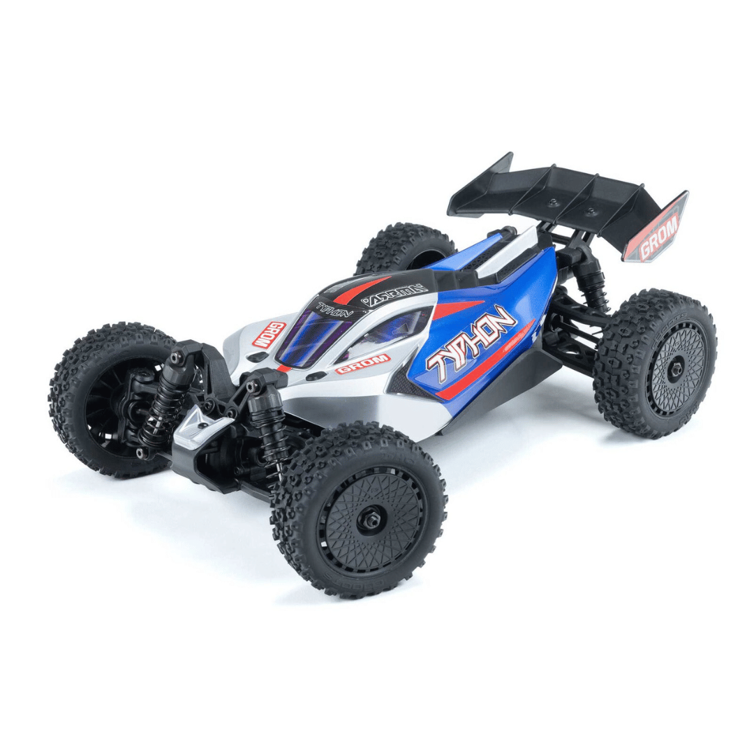 Arrma Typhon Grom MEGA 4WD 380 Brushed 1/18 Buggy RTR w/SLT2 2.4GHz Radio, Battery & Charger - Assorted Colours ARA2106