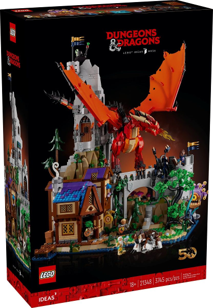 Lego Ideas (Cuusoo): Dungeons & Dragons: Red Dragon's Tale 21348