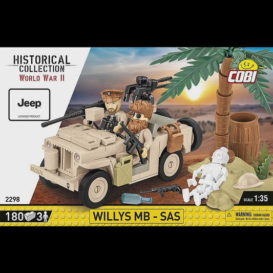 Cobi Historical Collection WWII: 2298 Willys MB-SAS 1/35 180 PCS