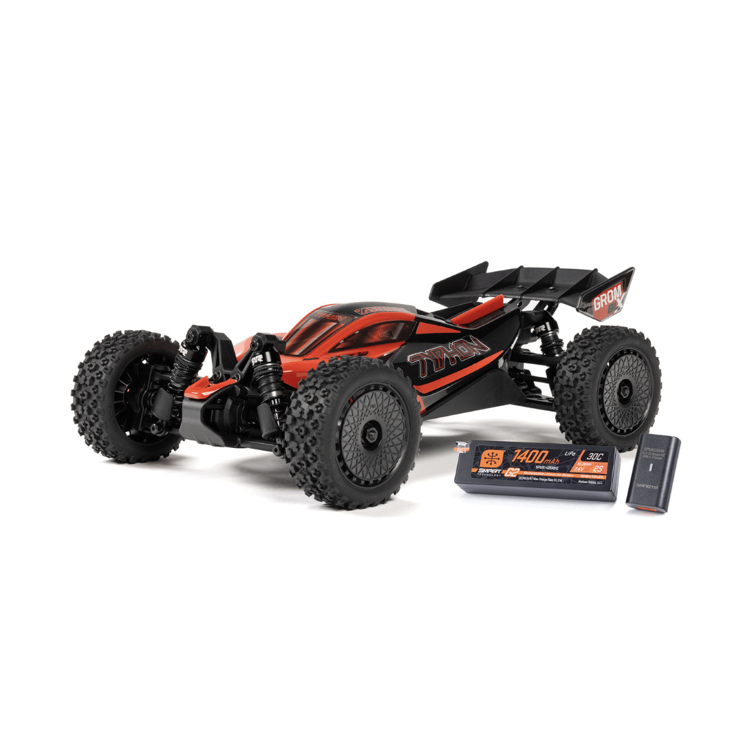 Arrma Typhon Grom 223S BLX 1/18 Brushless RTR 4WD Buggy w/SLT2 2.4GHz Radio, Battery & Charger - Assorted Colours ARA2306ST1