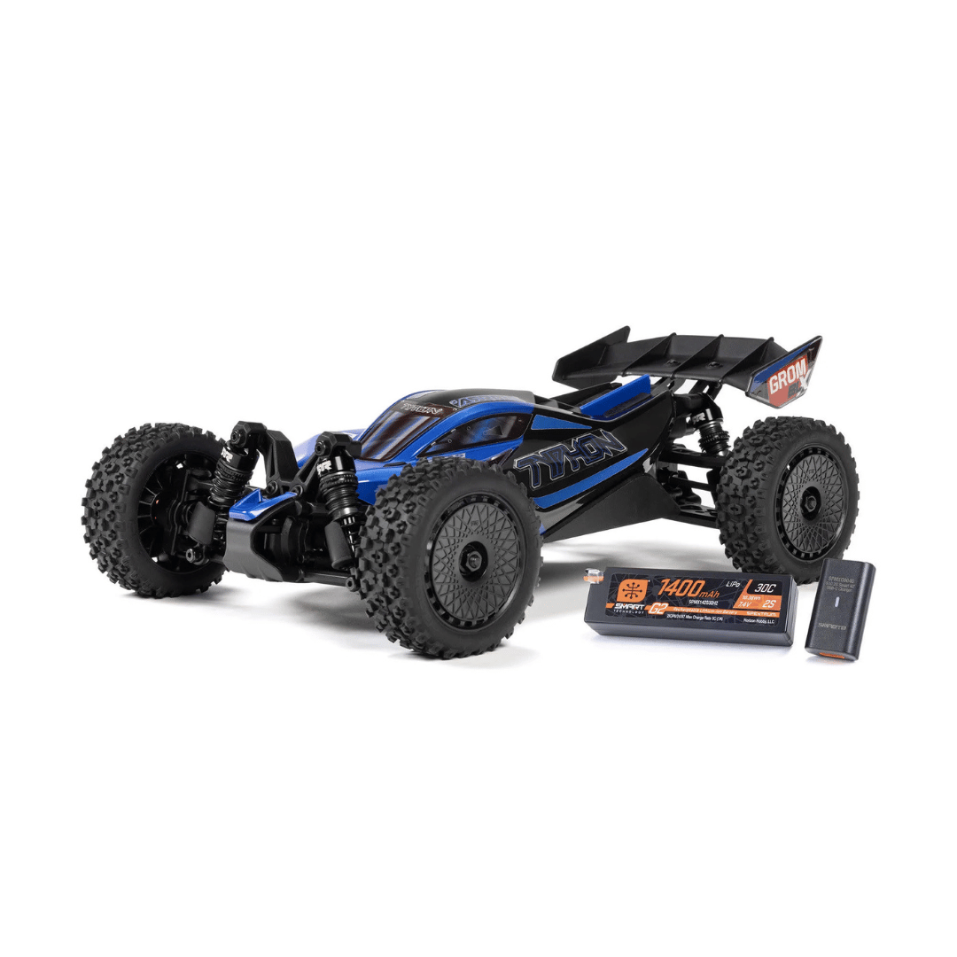 Arrma Typhon Grom 223S BLX 1/18 Brushless RTR 4WD Buggy w/SLT2 2.4GHz Radio, Battery & Charger - Assorted Colours ARA2306ST1