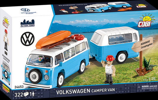 Cobi Volkswagen: 24653 Camper Van 1/35 322 PCS