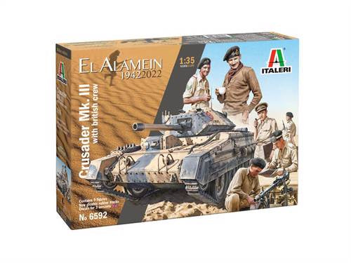Crusader Mk.III w/ British Tank 1/35 by Italeri