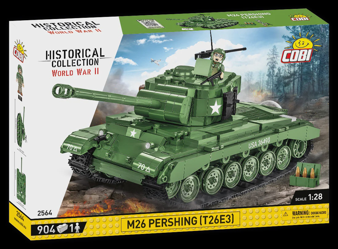 Cobi Historical Collection WWII: M26 Pershing (T26E3) 904 PCS