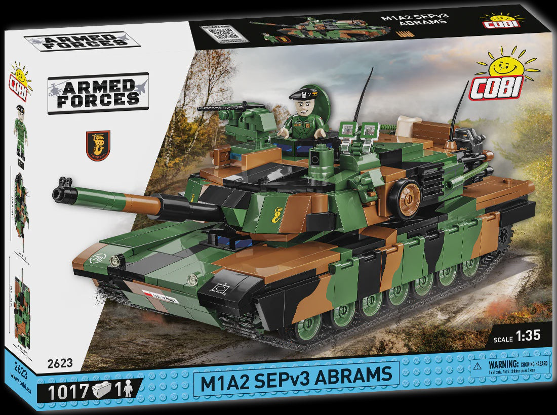 Cobi Armed Forces: M1A2 SEPv3 Abrams Poland 1017 PCS