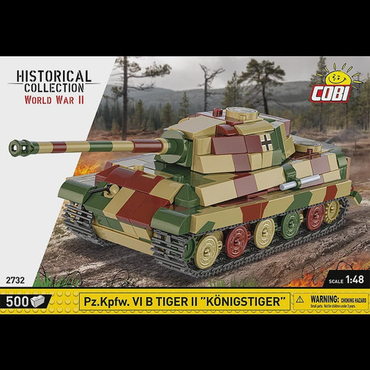 Cobi Historical Collection WWII: 2732 -8% Pz.Kpfw. VI B Tiger II Königstiger 1/48 500 PCS