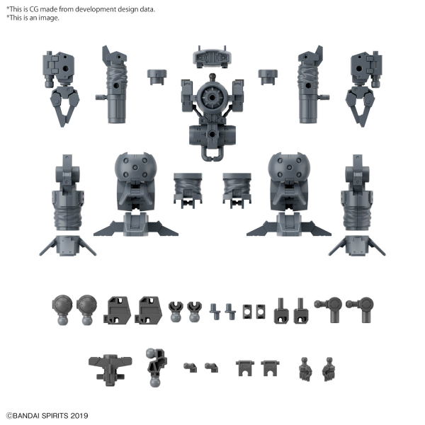 Option Parts Set 16 (Arm Unit/Leg Unit 1) 1/144 30 Minutes Missions Accessory Model Kit #5066686 by Bandai