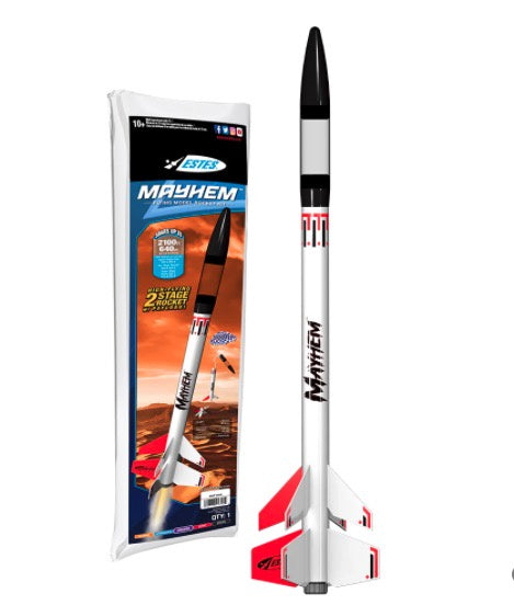 Mayhem (D&E/Adv) 2-Stage Model Rocket Kit