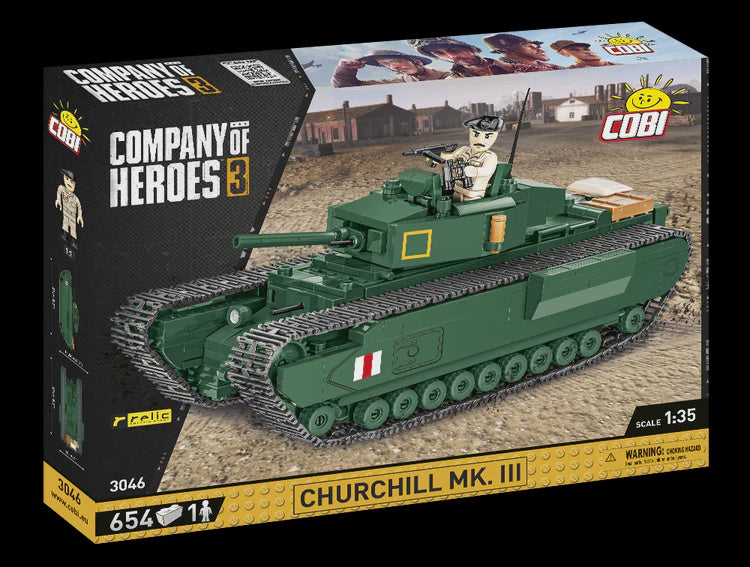 Cobi Company of Heroes 3: Churchill Mk. III 654 PCS