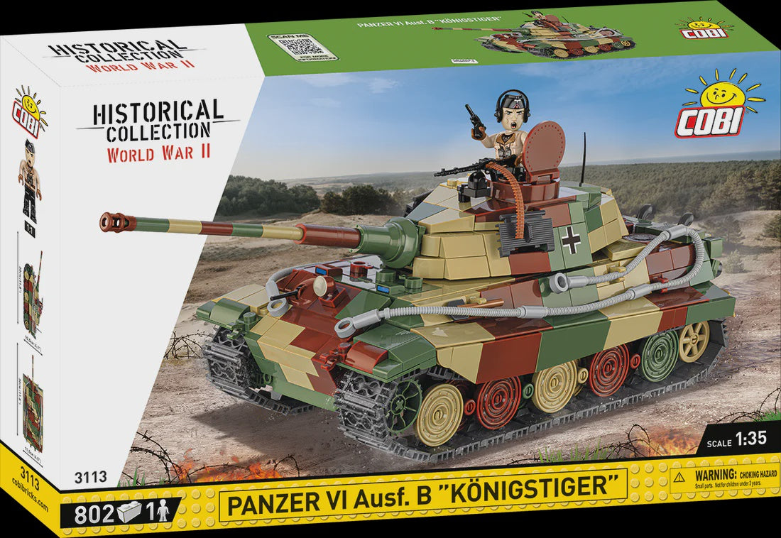 Cobi Historical Collection WWII: Panzer VI Ausf. B Königstiger 1:35 802 PCS