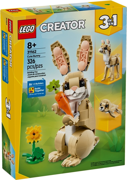 Lego Creator 3-in-1: Cute Bunny 31162