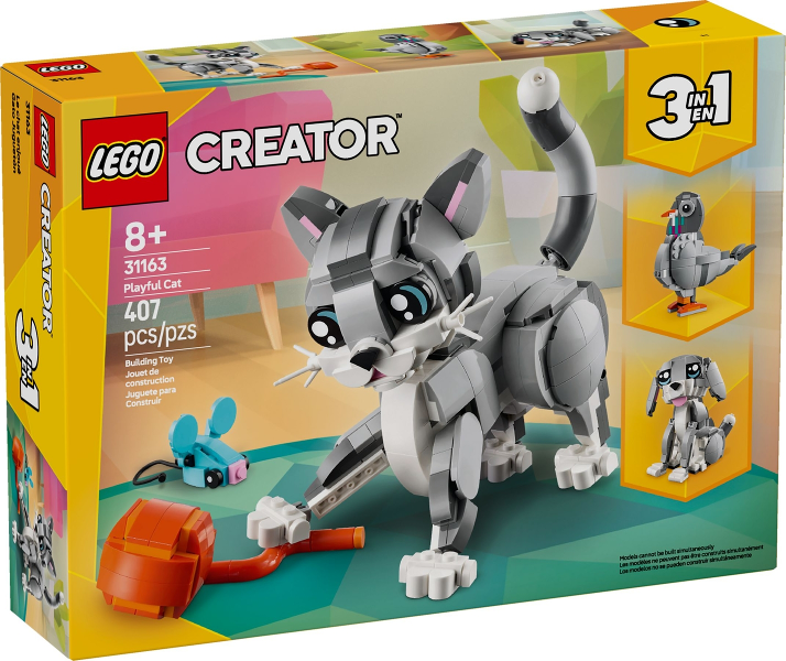 Lego Creator 3-in-1: Playful Cat 31163