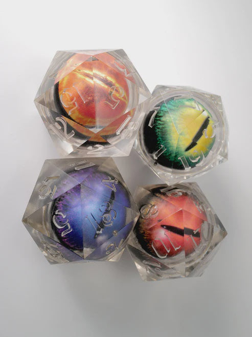 34mm Dragon's Eye D20 Raw Bundle Set Of 4