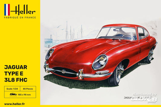 Jaguar Type E 3L8 FHC 1/24 #80709 by Heller