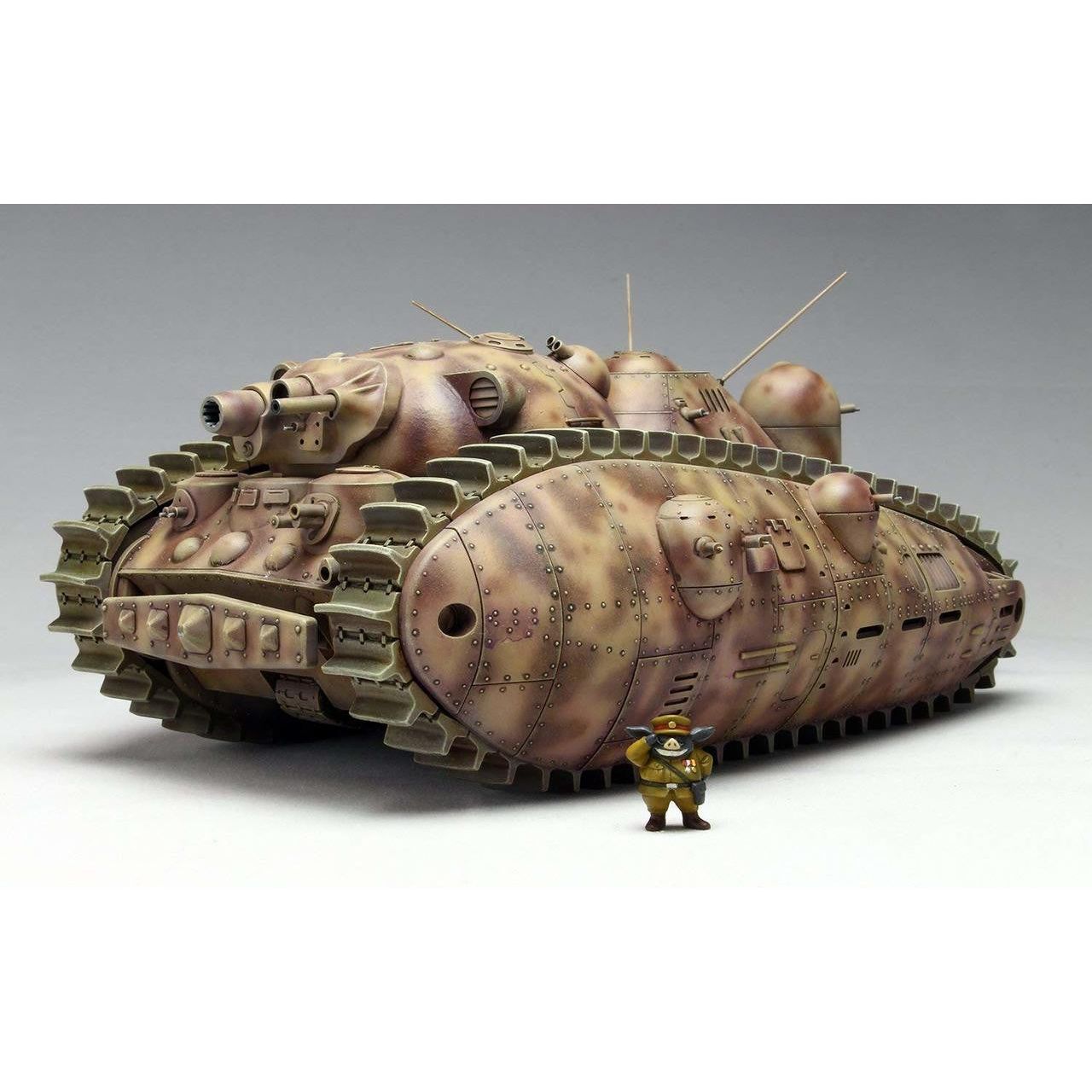 Akuyaku #1 Short Gun Barrel Ver. Studio Ghibli Tank 1/72 by Asuka