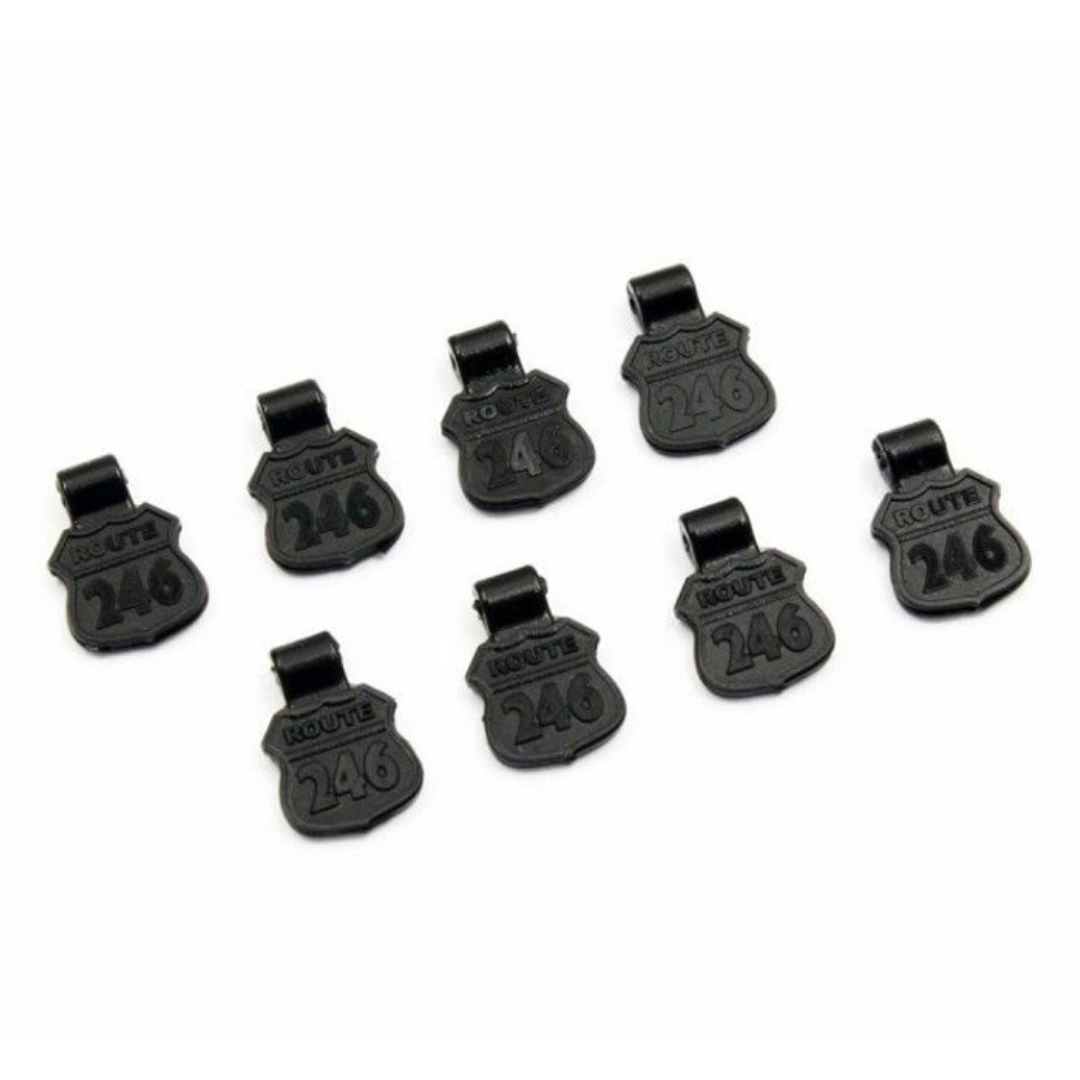 Kyosho 6mm Rubber Body Pin Tab Set (8) - KYOR246-9003