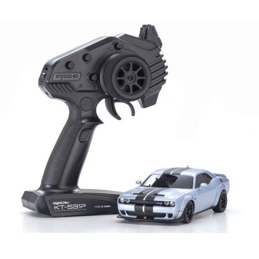 Kyosho MA-020 AWD 1/28 Mini-Z ReadySet w/Dodge Challenger SRT Hellcat w/KT-531P 2.4GHz Radio - Assorted Colours