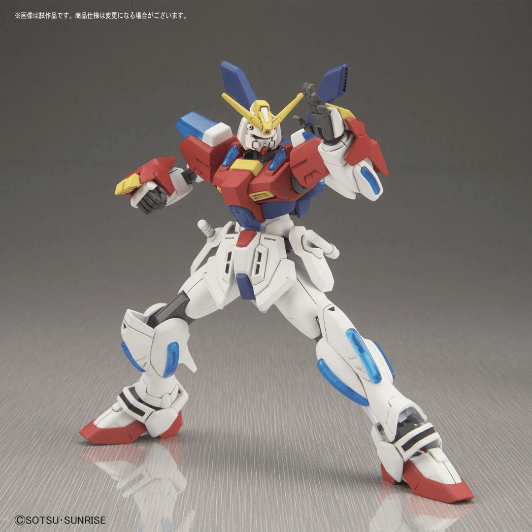 The HG Star Burning Gundam in a martial arts pose.