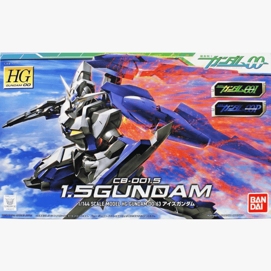 HG 1/144 Gundam 00 #63 1.5 Gundam #0163277 by Bandai