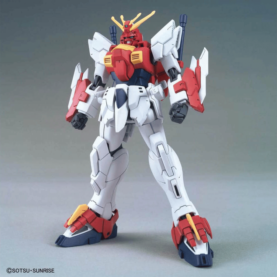 The HG Blazing Gundam depicted here in standing pose.